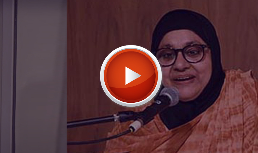 Mrs Nasreen Ahmed, Chairperson of World of Mohammed Rafi Welfare Foundation